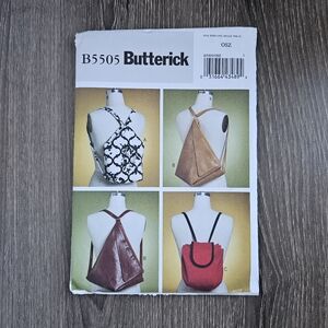 NEW Butterick B5505 Backpacks Pattern